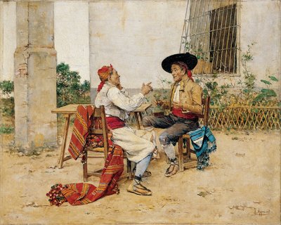 Two Inhabitants of the Valencia Huerta by Joaquín Agrasot